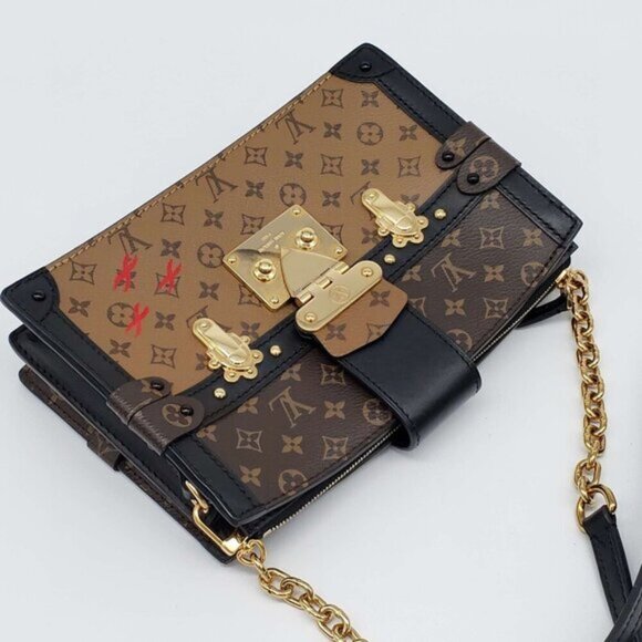 Louis Vuitton Trunk Brown Monogram Canvas Shoulder Bag 1530-081925 - Picture 7 of 16